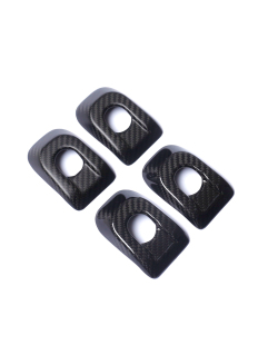 适用于丰田GT86GR86斯巴鲁BRZ改装 后座放倒按钮盖碳纤 碳纤维内饰