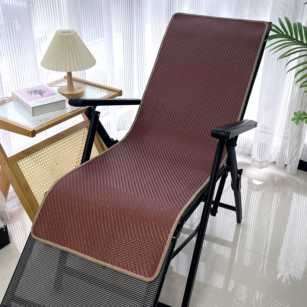 竹感凉席PE藤席加厚包边沙发垫简约单人凉席坐垫套罩盖布巾定制