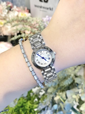 爱彼思诺水钻刻度贝母面女士手表