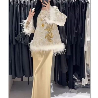 独特外套半身裙两件套