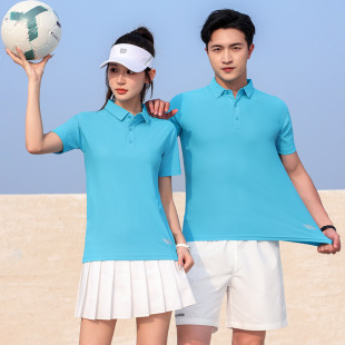 运动短袖7A抗菌冰丝POLO衫速干工作服广告衫翻领t恤logo刺绣