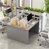 财务办公桌椅组合办工作桌办公室桌子双人屏风职员办工桌家具现货