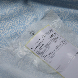 进口薄款 JACOQUELINE BLOSSOM高支纯棉面料长纤棉布料 LIBERTY