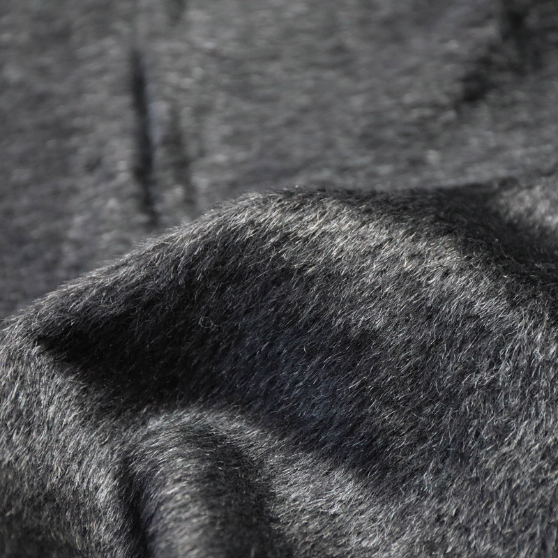意大利进口温润丰厚黑灰杂色单面马海毛长毛羊毛面料设计师布料,居家布艺,海绵垫/布料/面料/手工diy,淘宝优惠券,粉丝福利购,淘宝优惠卷