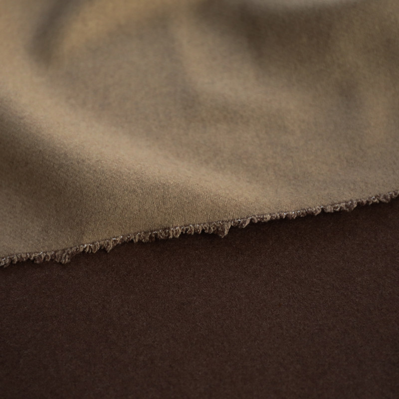 设计师双面编织羊毛面料布料