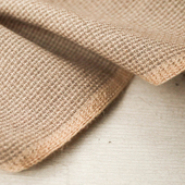 日本进口薄款 浅驼灰杂色细腻交织编织粗纺羊毛面料设计师布料