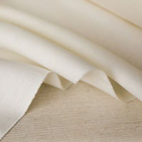 Italian imported pure white fine cavalry twill comfortable woven linen fabric designer's fabric thumbnail 5