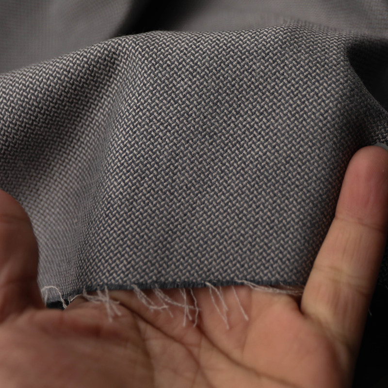 意大利进口薄款米驼灰色细腻人字鱼骨纹编织精纺纯棉磨毛布料面料,居家布艺,海绵垫/布料/面料/手工diy,淘宝优惠券,粉丝福利购,淘宝优惠卷