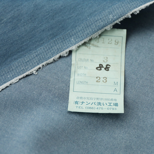 设计师砂洗牛仔棉面料布料