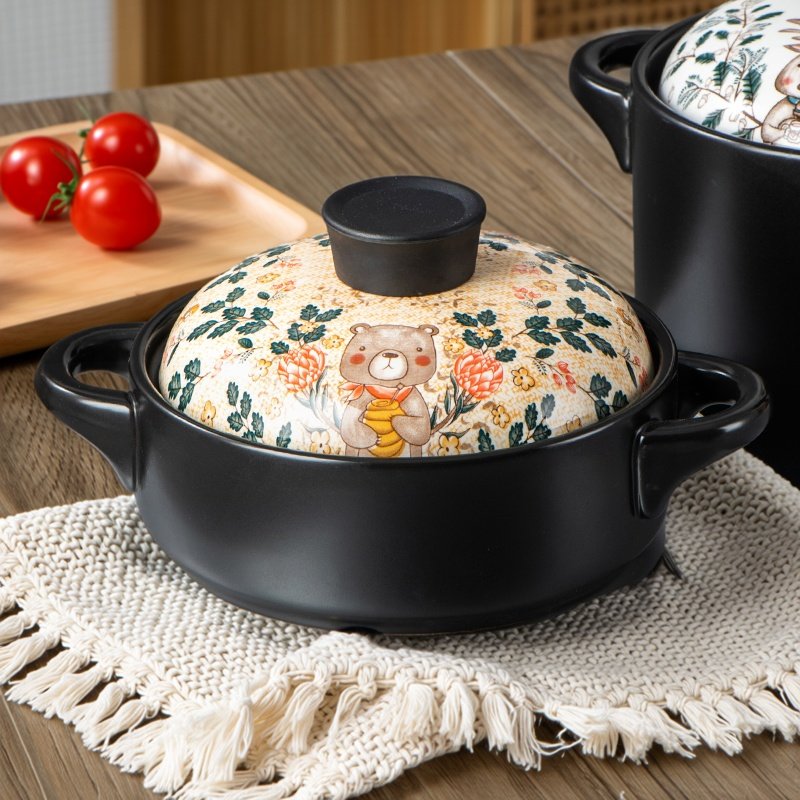 电磁炉砂锅专用燃气灶通用煲汤家用两用陶瓷瓦煲小汤锅可用耐高温