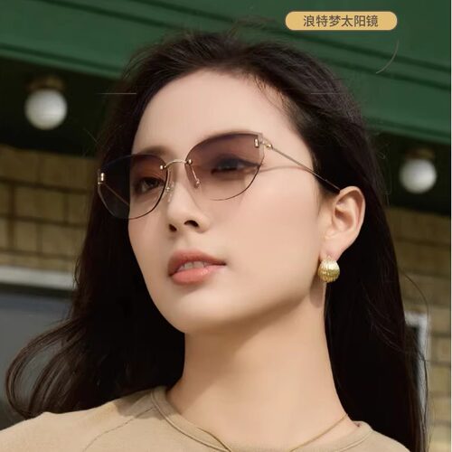 浪特梦遮阳蝶形优雅女墨近