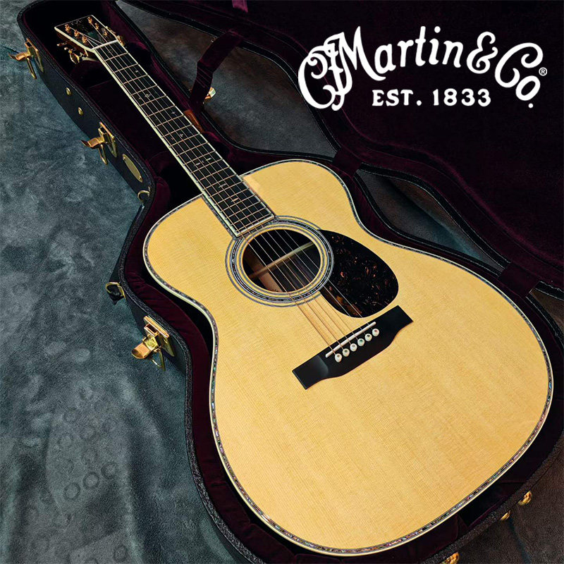 Martin马丁 OM42 美产 云杉专业全单板 民谣吉他 2025款
