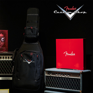 Fender Custom Shop电吉他琴包加厚防摔防泼水吉他托运双肩背包