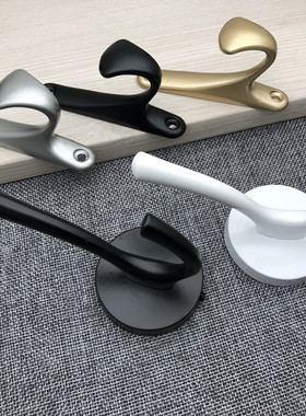 高档纯黑色香槟金珍珠灰色象牙白色挂衣钩单钩双钩SUO菲亚同款