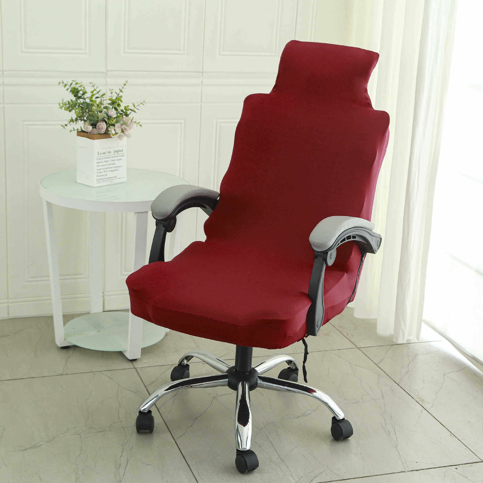 弹力老板椅子套罩通用电脑办公靠头枕人体座扶手电竞旋转升降