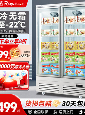 荣事达冷冻展示柜立式风冷无霜