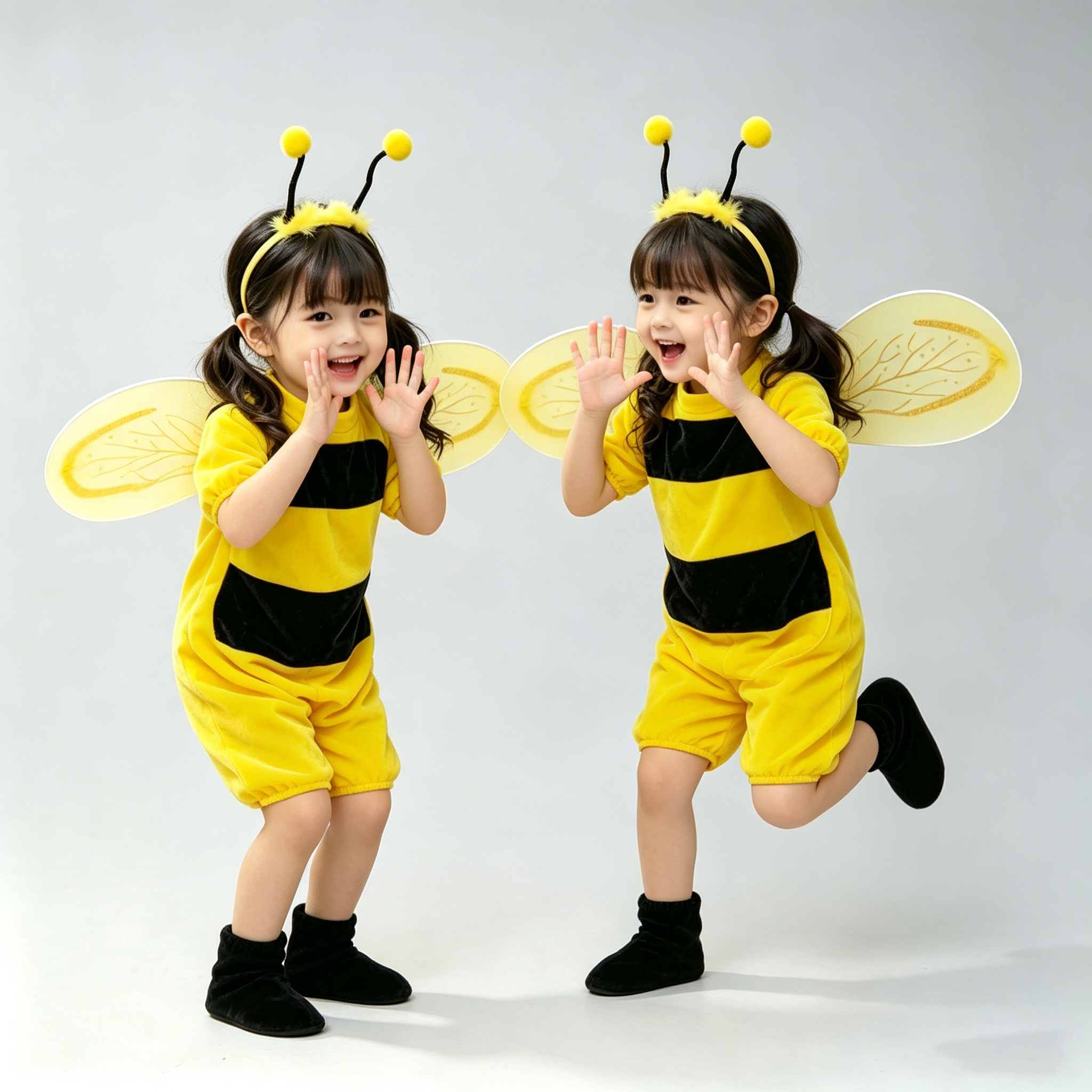 儿童演出服幼儿园小蜜蜂表演服