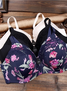 A28大码无钢托女内衣无痕薄款文胸75E80DEF85DE90DEF95DEF100CDEF