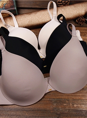 H24 简约光面少女内衣 夏季T恤纯色胸罩薄款文胸70ABC75A80AE85AD