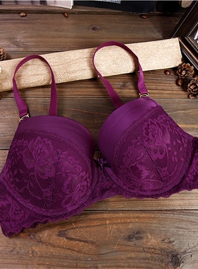 G12 欧美女内衣上薄下厚性感舒适聚拢蕾丝文胸70AC75ABC80AD85C