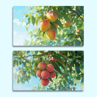 【4张】水果树 清新治愈 夏天清凉 电脑mac手机ipad壁纸watch壁纸