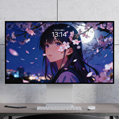 樱花少女 日本漫画 浪漫治愈 电脑mac手机ipad壁纸watch壁纸
