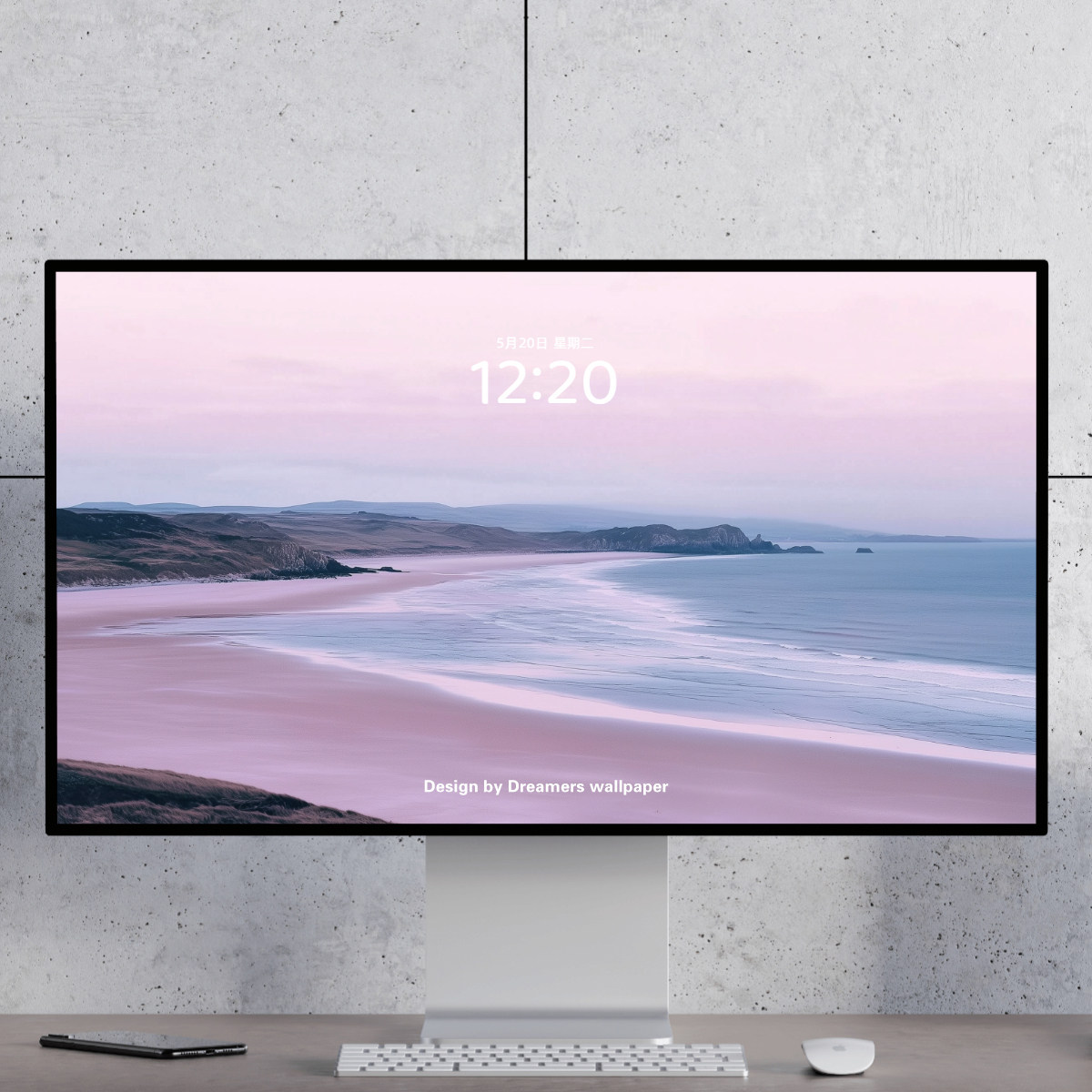 浪漫沙滩 清新治愈 大海电脑手机壁纸ipad、Watch折叠手机壁纸