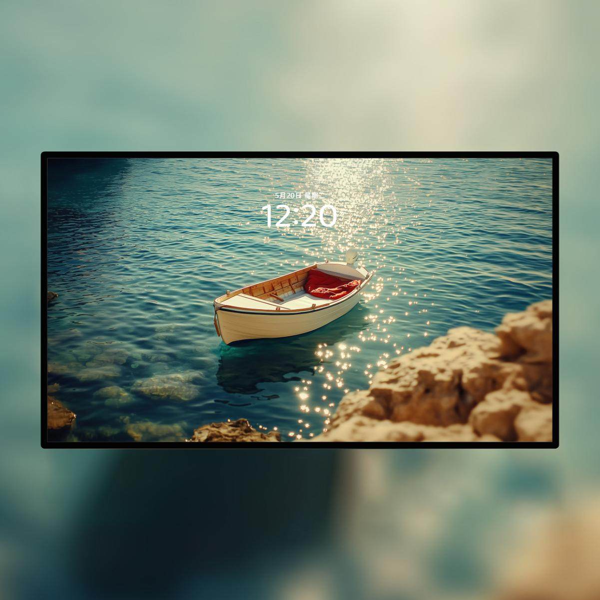 湖中小船 治愈风景高清电脑壁纸手机壁纸mac电脑壁纸ipad平板壁纸,商务/设计服务,设计素材/源文件,淘宝优惠券,粉丝福利购,淘宝优惠卷