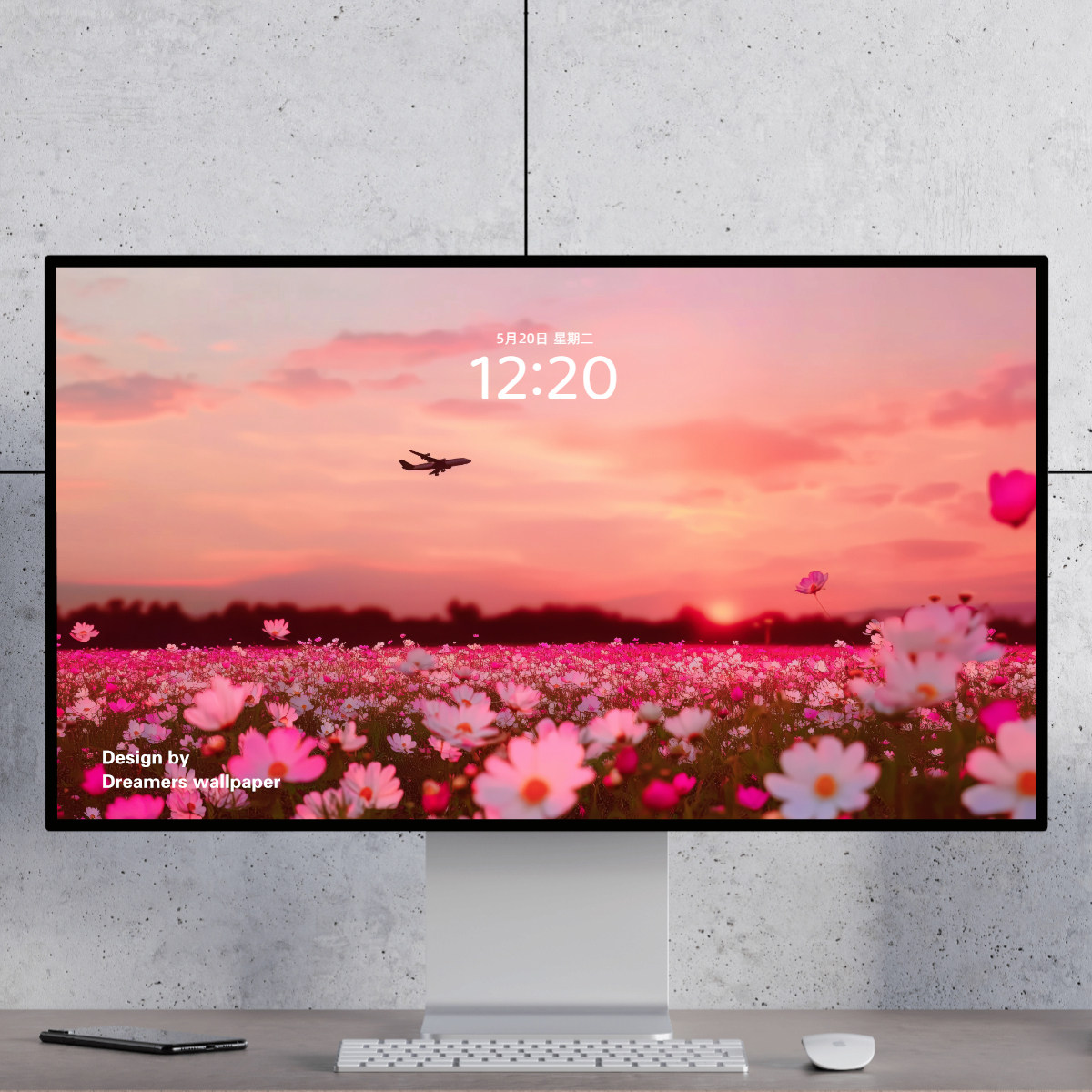 日落花海 飞机 浪漫治愈 高清mac电脑ipad手机Watch折叠手机壁纸,商务/设计服务,设计素材/源文件,淘宝优惠券,粉丝福利购,淘宝优惠卷