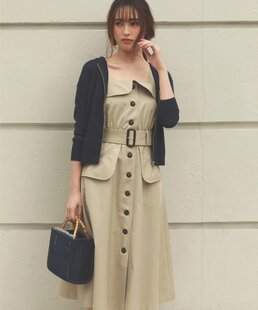 抹胸肩带连衣裙 ngle 日本原单 Swi