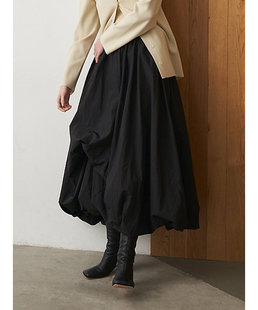 纯元 出口日单EL*****  个性 压褶花苞半身裙