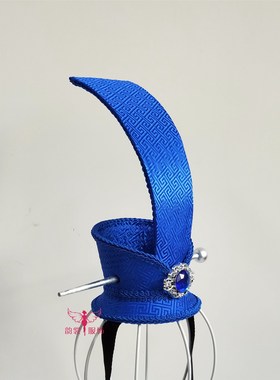 汉服男古装头饰古代男款束发冠古装头冠表演cos古风蓝色发冠11款