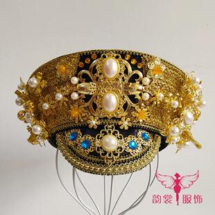 后宫甄嬛传头饰 孝敬宪皇后蔡少芬古装凤冠 清朝满族旗头帽子