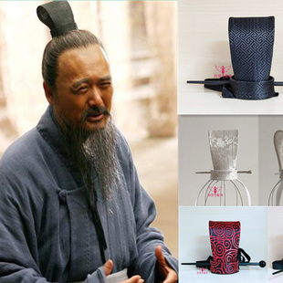 男古装头饰春秋战国发冠孔子常服便服束发冠表演汉服头冠发饰06素