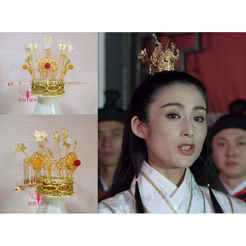 古风金色皇冠倚天屠龙记汉服配饰