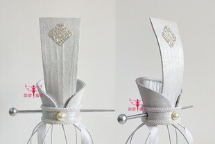 手作魔道祖师蓝忘机魏无羡cos古装发冠男头饰汉服头冠古风42款