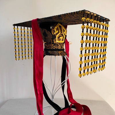 三国演义影视发冠秦始皇冕旒冠