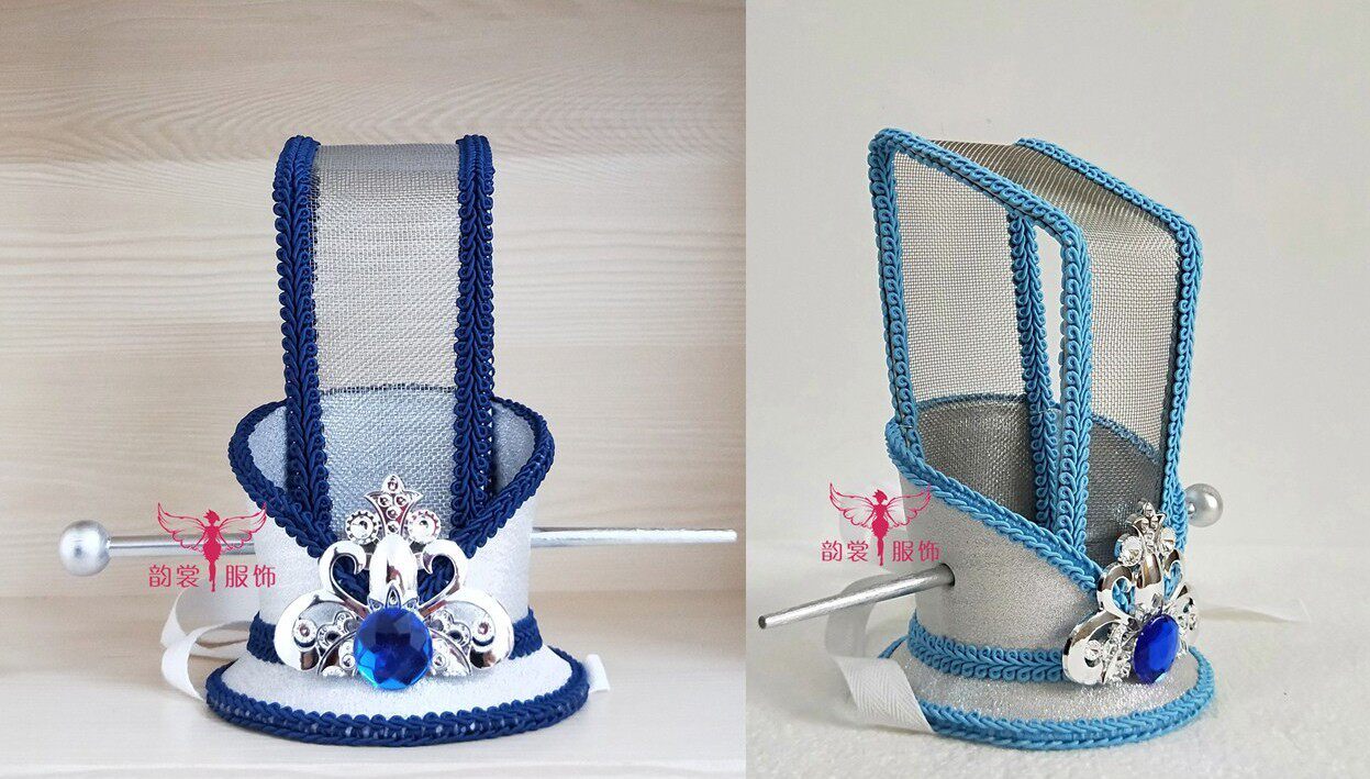 银色古代汉服cos饰品发冠