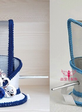 银色古代汉服cos饰品发冠