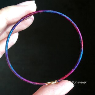 极细金刚结手绳材料包泰国蚕丝蜡线DIY自编泰蜡绳体验本命年红绳