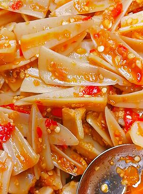 酸辣三角骨鸡脆骨软骨补钙美味零食500克