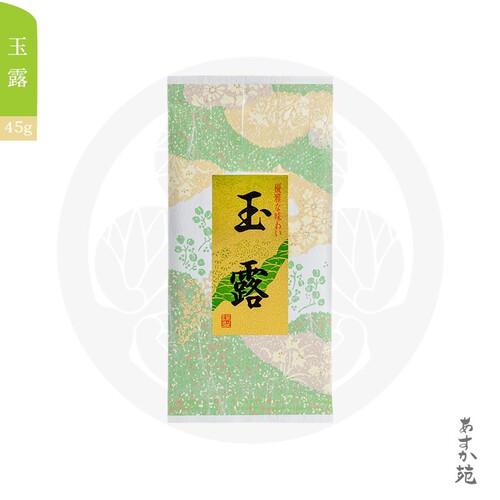 日式静冈玉露茶蒸青绿茶45克袋装散茶海苔鲜味茶覆盖茶冷泡茶