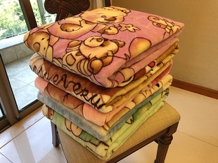 140 秋冬款 儿童卡通拉舍尔单层毯毛毯毯子盖毯沙发毯规格：100