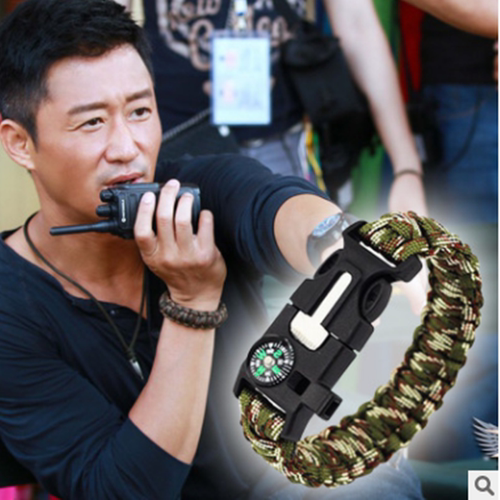 战狼2同款户外生存打火石手环