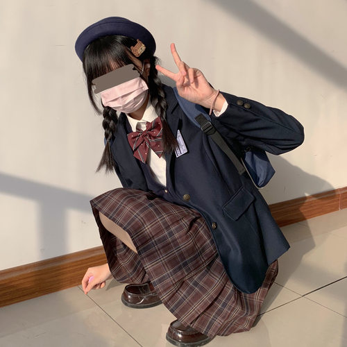 jk现货柏林秋山原创格裙学生制服
