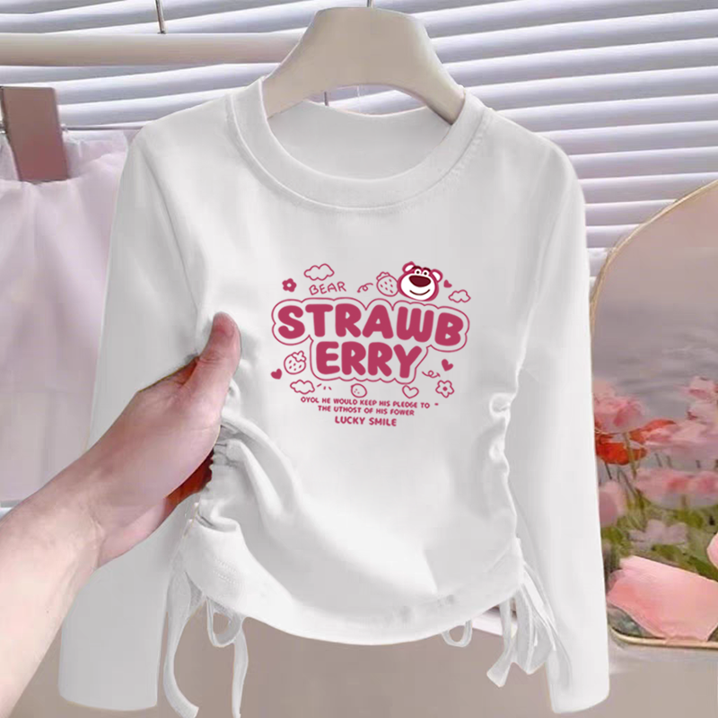 100%纯棉女童长袖t恤2025春秋季新款中大儿童宝宝时尚百搭打底衫,童装/婴儿装/亲子装,T恤,淘宝优惠券,粉丝福利购,淘宝优惠卷