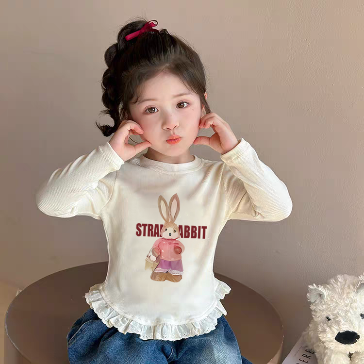 纯棉女童圆领长袖t恤2026春秋季新款中大儿童宝宝时尚百搭打底衫,童装/婴儿装/亲子装,T恤,淘宝优惠券,粉丝福利购,淘宝优惠卷