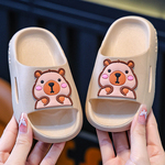 超萌卡通卡皮巴拉儿童拖鞋男童2025新款防滑软底女孩室内静音夏季