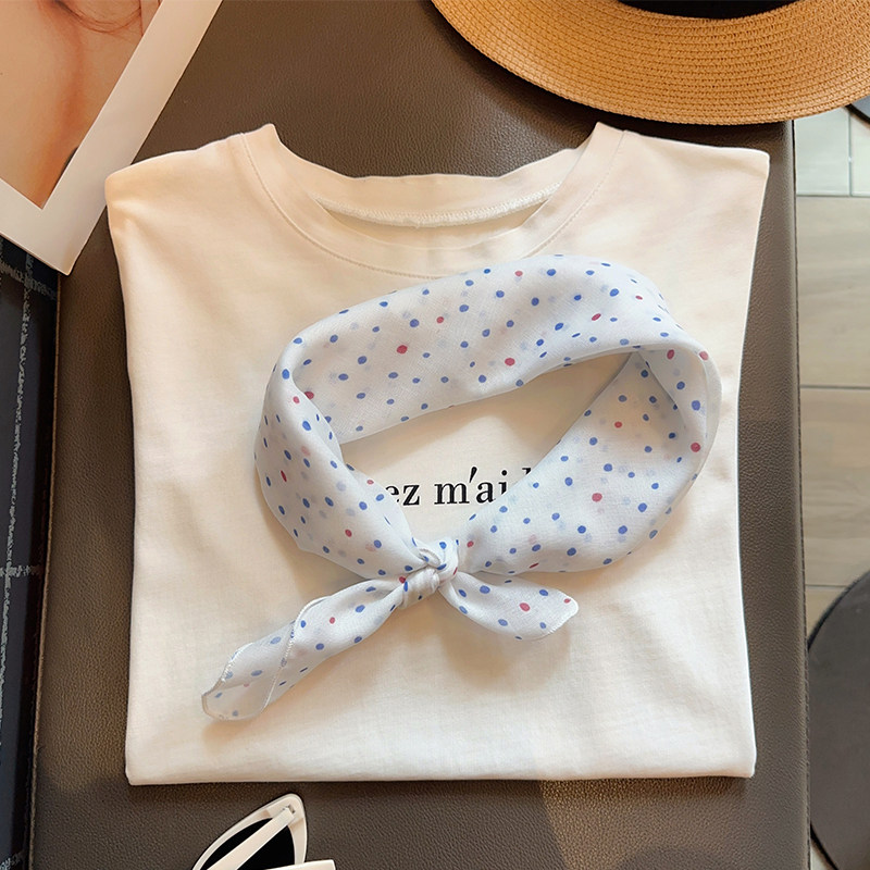 波尔卡圆点丝巾女早秋叠穿时尚小方巾薄棉领巾百搭日常护颈围巾女,服饰配件/皮带/帽子/围巾,围巾/丝巾/披肩,淘宝优惠券,粉丝福利购,淘宝优惠卷