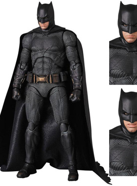 包邮正义联盟MAFEX 056蝙蝠侠 黑暗骑士侠影之谜可动手办人偶模型
